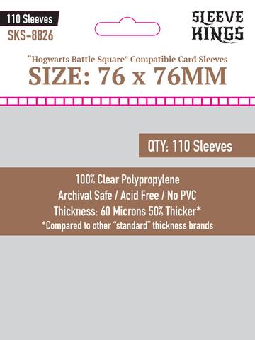 card sleeve thickness Kings sleeves SKS-7711 63.5 x 88mm (Perfect Fit)  ReDesign 100 count per pack. Ultra Pro Card Sleeves for