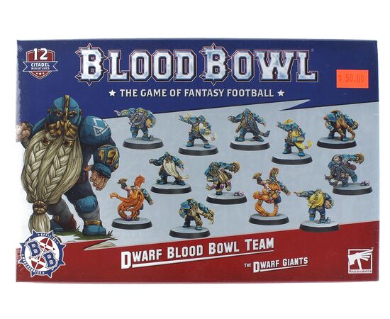 Equipo De Enanos Blood Bowl Games Workshop Blood Bowl - The Dwarf Giants - Equipo De Expansión Enano Para Juego De Mesa, De 2 Jugadores Y 45-120 Minutos