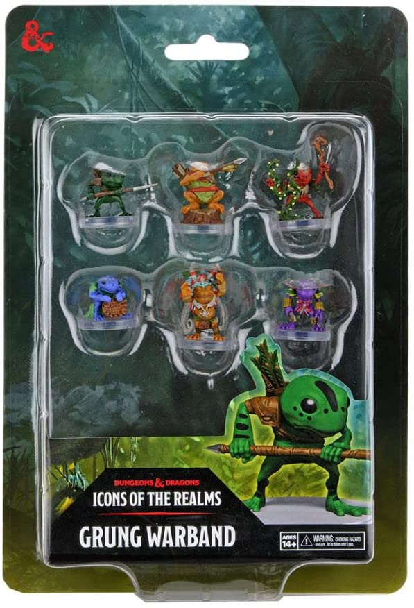 Dungeons and Dragons D&D Icons of the Realms Grung Warband Dungeons and Dragons D&D Icons of the Realms Grung Warband